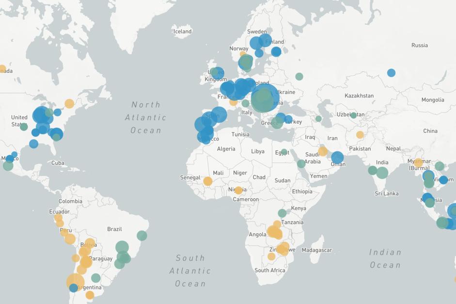 A map of investments