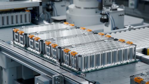 An EV battery