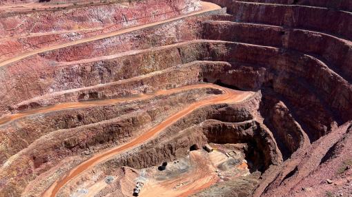 open pit mine