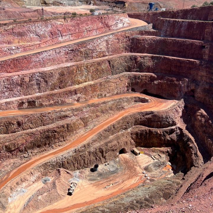 open pit mine